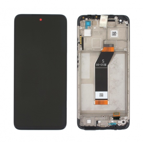 LCD + touch + frame for Xiaomi Redmi 10 (2022) black (Service Pack)