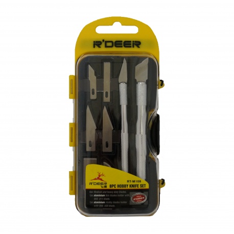 Set of 10-in-1 cutting tools with 8 spare blades