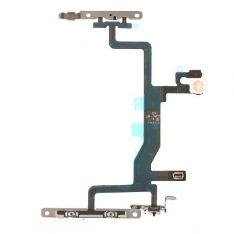 Flex kabel tlačítka zapínání + tlačítka hlasitosti + kovová destička pro Apple iPhone 6S