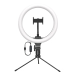Baseus stand with circular light for filming, black (UNBOXED)