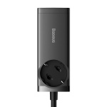 Baseus GaN3 Pro fast charging desktop adapter QC+PD+AC 100W 1.5m cable black (UNBOXED)