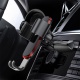 Baseus Metal Age Gravity car holder (mounting on CD reader), black (UNPACKED)