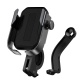 Baseus Armor universal holder for mobile phone on bicycle/motorcycle, black (UNPACKED)
