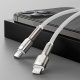 Baseus Cafule Series nabíjecí/datový kabel USB-C na Lightning PD 20W 1m, bílá (ROZBALENO)
