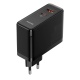 Baseus GaN5 Pro rychlonabíjecí adaptér USB-C + USB-A 100W černá (ROZBALENO)