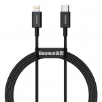 Baseus Superior Series rychlonabíjecí kabel Type-C/Lightning 20W 1m černá (ROZBALENO)