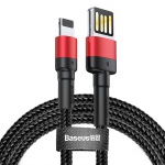Baseus charging/data cable Lightning 2.4A 1m Cafule red-black (UNPACKED)
