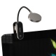 Baseus LED reading lamp with clip, grey (OPENED)
