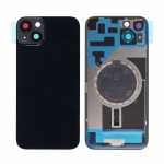 Glass back cover with camera lenses and magnet for Apple iPhone 14 Midnight
