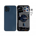 Rear cover for Apple iPhone 12 Pro Max fitted (without charging coil) Pacific Blue