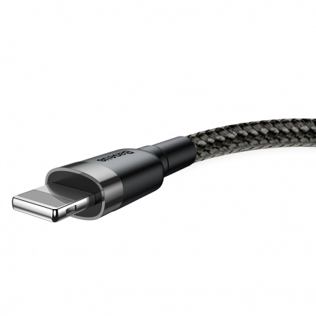Baseus Cafule charging/data cable USB to Lightning 2.4A 1m, gray-black