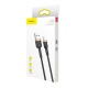 Baseus Cafule charging / data cable USB to Lightning 2.4A 1m, gold-black