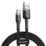 Baseus Cafule Cable Micro USB 2.4A 1M Grey-Black