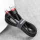 Baseus nabíjecí / datový kabel Micro USB 1.5A 2M Cafule červená-černá