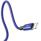 Baseus charging/data cable 3-in-1 Micro USB/2* Lightning 3A 1.2m Rapid Series dark blue
