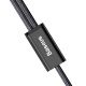 Baseus nabíjecí / datový kabel 2 v 1 Micro USB + Lightning 3A Rapid Series 1,2m černá