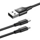 Baseus nabíjecí / datový kabel 2 v 1 Micro USB + Lightning 3A Rapid Series 1,2m černá