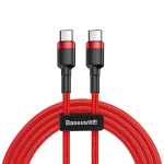 Baseus Cafule Series Type-C PD2.0 60W Flash Charge Cable (20V 3A) 1M Red