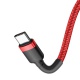 Baseus Cafule Series charging / data cable USB-C to USB-C PD2.0 60W Flash 1m, red