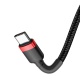 Baseus Cafule Series charging / data cable 2* USB-C PD2.0 60W Flash 2m, red-black