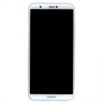 Huawei P Smart LCD + Touch + Frame + Battery - White (Service Pack)