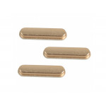 3 buttons in a set (volume / mute / power) gold for Apple iPad Air 2