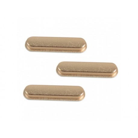 3 buttons in a set (volume / mute / power) gold for Apple iPad Air 2