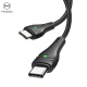 Mcdodo charging / data cable USB-C / USB-C 3A PD 1.5m Manta Series black