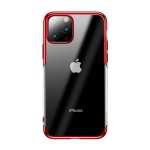 Baseus pouzdro pro Apple iPhone 11 Pro Max Shining transparentní-červená