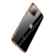 Baseus pouzdro pro Apple iPhone 11 Pro Max Shining transparentní-zlatá