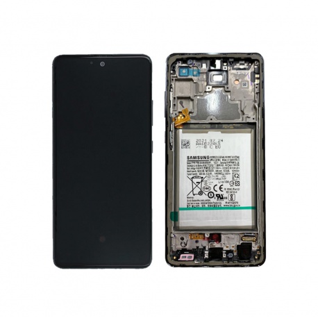 LCD + dotyk + rámeček pro Samsung Galaxy A52 4/5G A525/526 Awesome bílá (Service Pack)