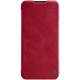 Nillkin leather flip case for Xiaomi Redmi Note 8 (Chinese version) Qin red