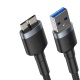 Baseus nabíjecí / datový kabel USB3.0 na Micro-B USB 2A 1M Cafule tmavě šedá