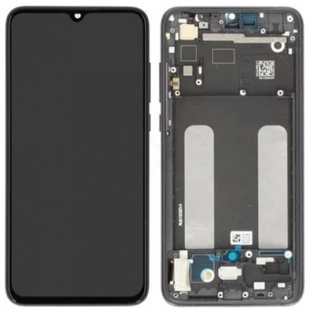 LCD + touch + frame for Xiaomi Mi 9 Lite black (Service Pack)