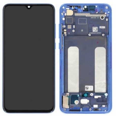 LCD + touch + frame for Xiaomi Mi 9 Lite blue (Service Pack)