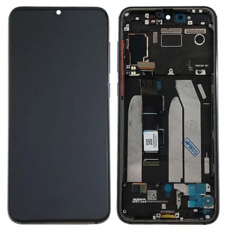 LCD + touch + frame for Xiaomi Mi 9 SE black (Service Pack)