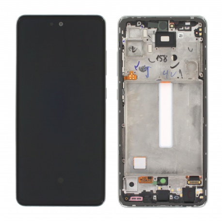 LCD + dotyk + rámeček pro Samsung Galaxy A52 4/5G A525/526 Awesome bílá (Service Pack)