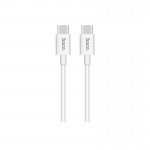 Hoco Skilled Charging Data Cable - Type-C to Type-C (1m) (White)