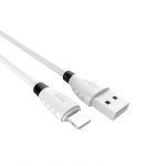 Hoco Lightning charging and data cable Excellent Charge 1.2m white