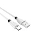 Hoco nabíjecí a datový kabel USB-C Excellent Charge 1,2m bílá