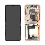 LCD + dotyk + rámeček pro Samsung Galaxy Z Flip 4 5G F721 růžová (Service Pack)
