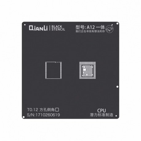 Qianli black template for A12 CPU for IP XS / XS Max / XR