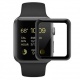 COTECi 4D sklo s celoplošným lepením s černým lemem pro Apple watch  38 mm
