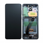 LCD + touch + frame for Samsung Galaxy S20 G980 Cosmic gray (Service Pack)