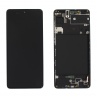 LCD + touch + frame for Samsung Galaxy A71 A715 black (Service Pack)