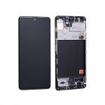 LCD + touch + frame for Samsung Galaxy A51 A515 black (Service Pack)