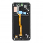 LCD + dotyk + rámeček pro Samsung Galaxy A9 A920 2018 černá (Service Pack)