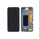 Samsung Galaxy S10e G970 LCD + Touch + Frame Black (Service Pack)