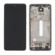 LCD + touch + frame for Samsung Galaxy A52 4/5G A525/526 Awesome white (Service Pack)