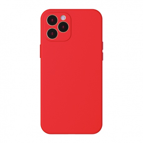 Baseus case for iPhone 12 Pro Max 6.7 Liquid Silica Gel red